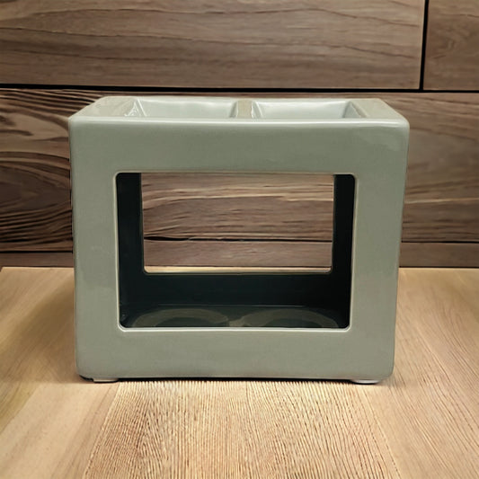 Twin Cube wax burner - Grey