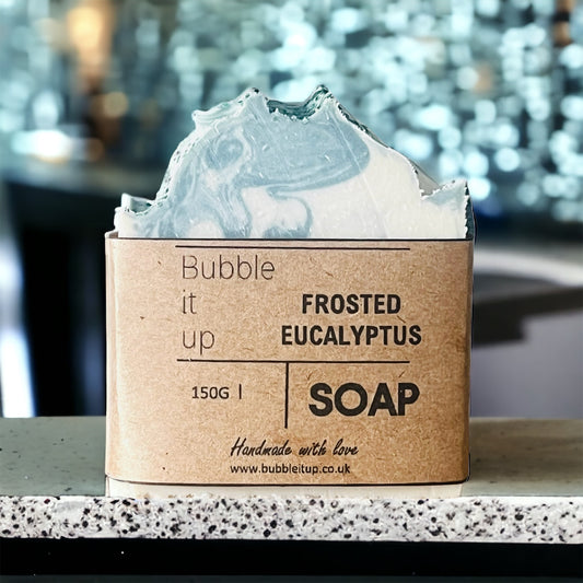 Frosted Eucalyptus Cold Process Soap